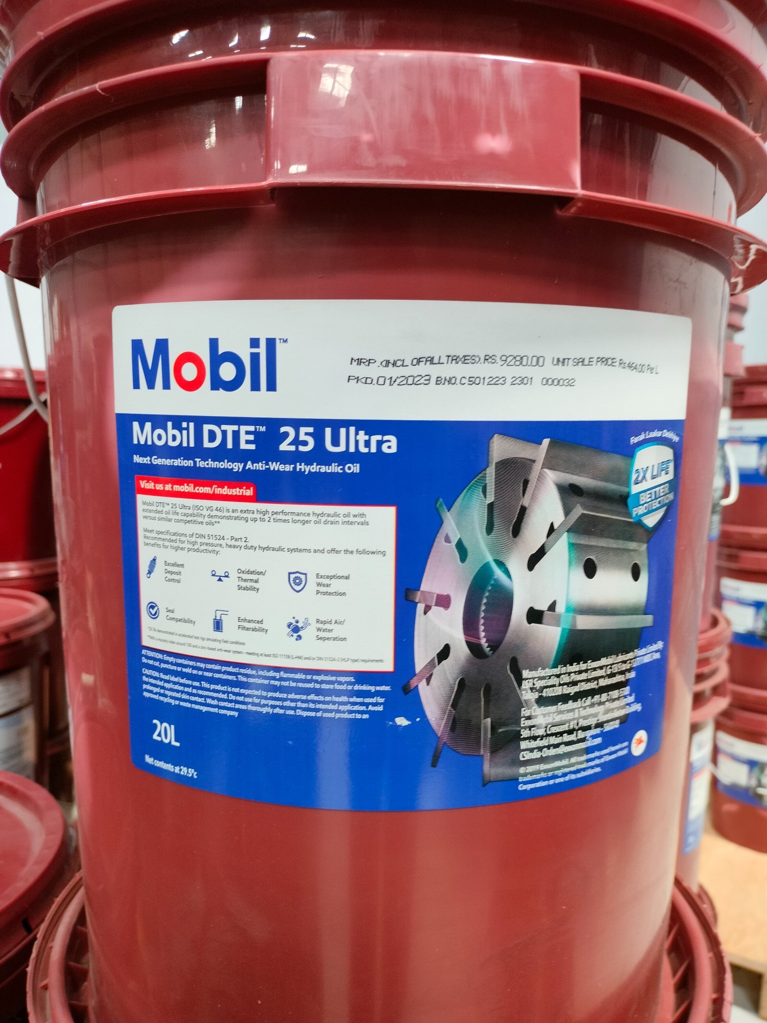 Mobil DTE 25 Ultra Lubrisinu Mobil DTE 25 Ultra Lubrisinu