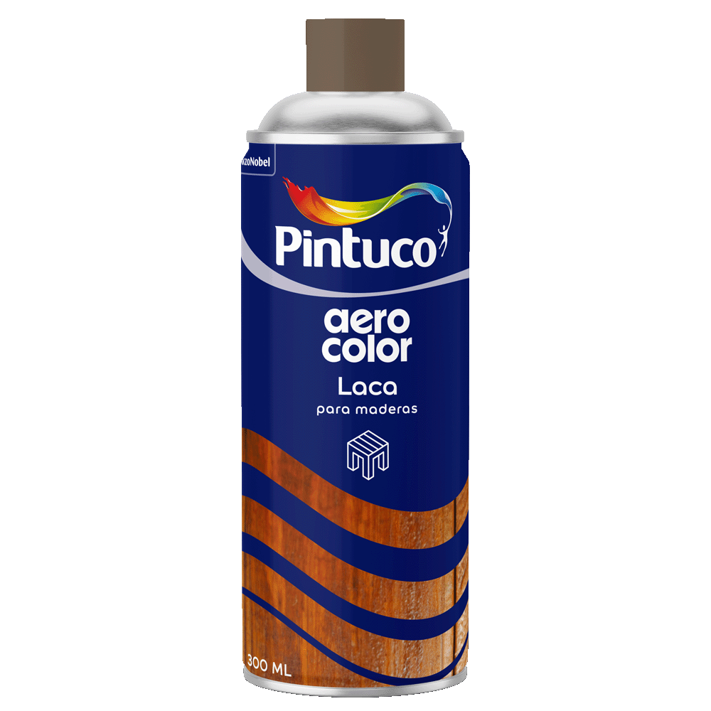 Pintura Laca para Madera en Aerosol Aerocolor 300ML