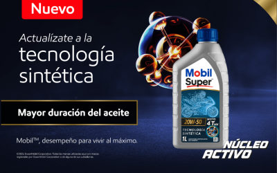 Nuevo Mobil™ Super MX 20W-50: tecnología sintética que llega lista para moverse